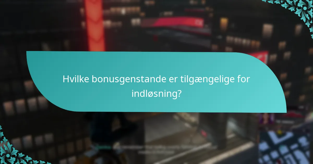 Hvordan sammenlignes bonusgenstande i værdi?